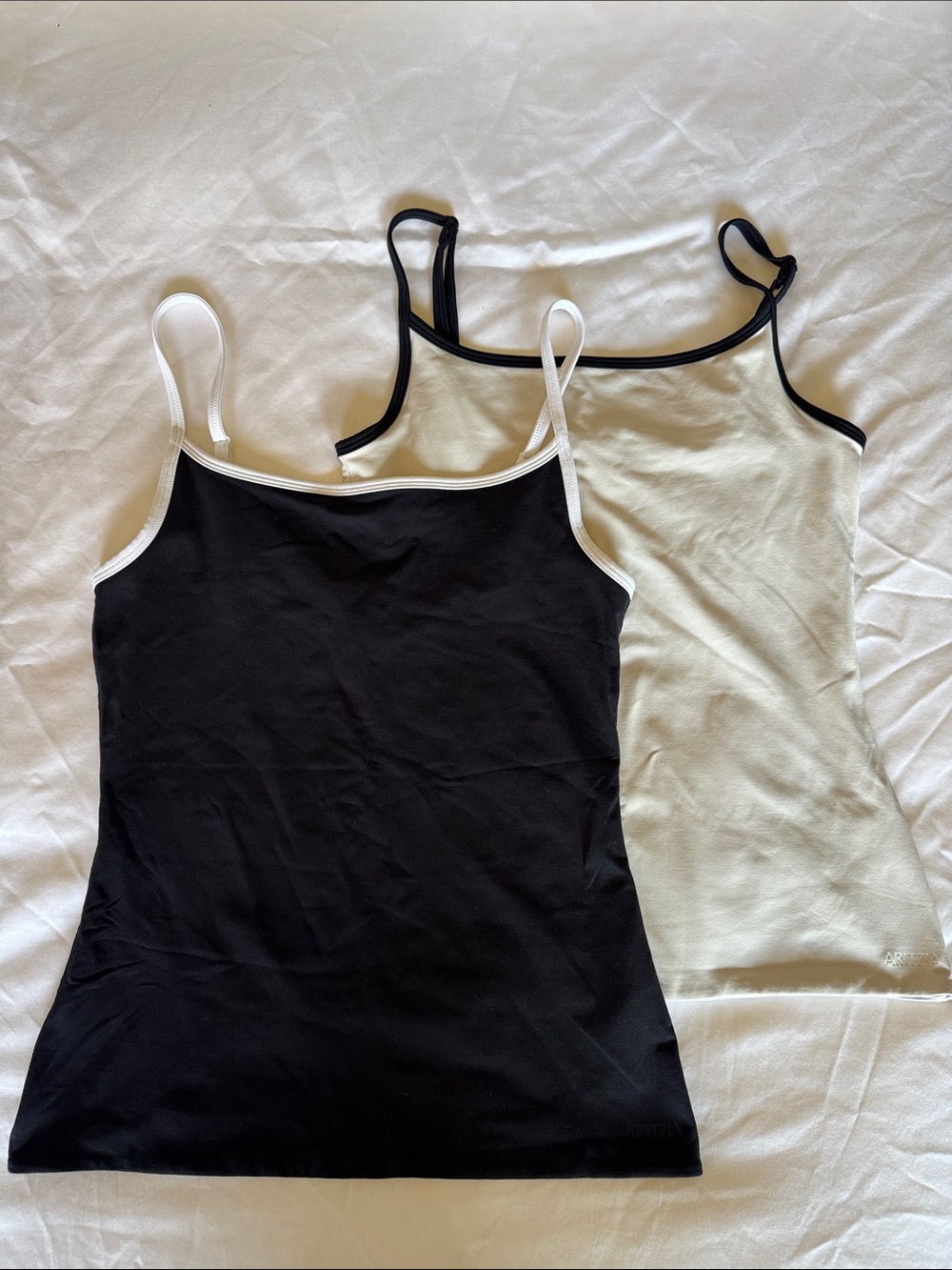 Two Aritzia Contour Trim Camis